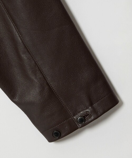 STEVEN ALAN（スティーブンアラン） カバーオール シボ シープレザー