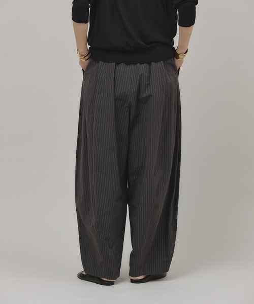 「Curensology」 イージーパンツ FREE グレー レディース_画像3