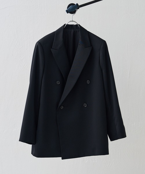 「Lui's」 テーラードジャケット MEDIUM チャコールグレー メンズ_画像4