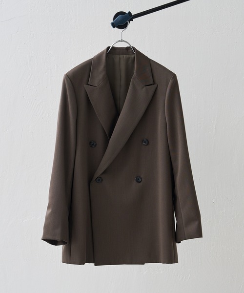 「Lui's」 テーラードジャケット MEDIUM チャコールグレー メンズ_画像5