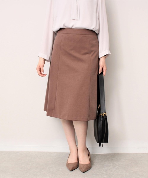 「fleur by mint breeze」 スカート 5L ブラウン レディース_画像3