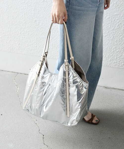 「SHIPS any」 トートバッグ ONE SIZE ゴールド レディース_画像3