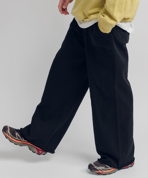 「MUHET」 チノパンツ MEDIUM ブラック レディース_画像6