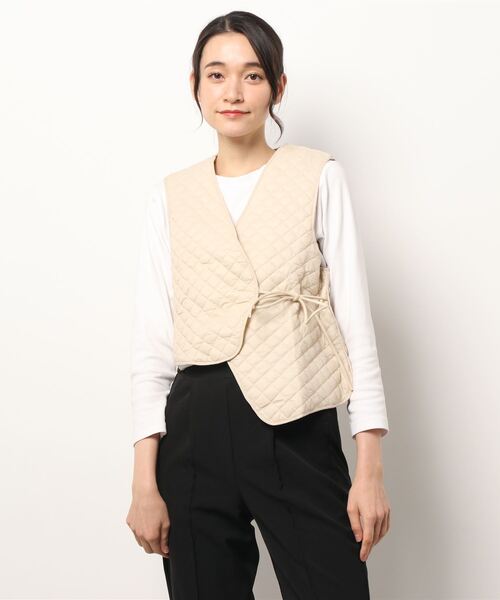 「aimoha」 ベスト MEDIUM ブラック レディース_画像5