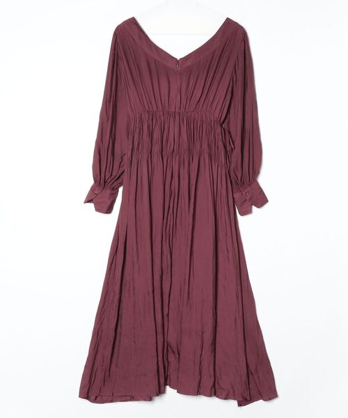 Her lip to ロングワンピース Her lip to 長袖ワンピース M パープル レディース : ZOZOTOWN Yahoo