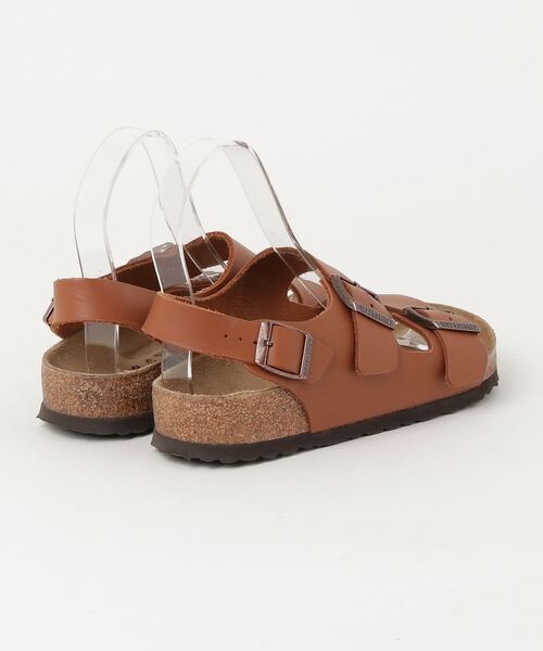 「BIRKENSTOCK」 サンダル 25cm ブラウン メンズ_画像2