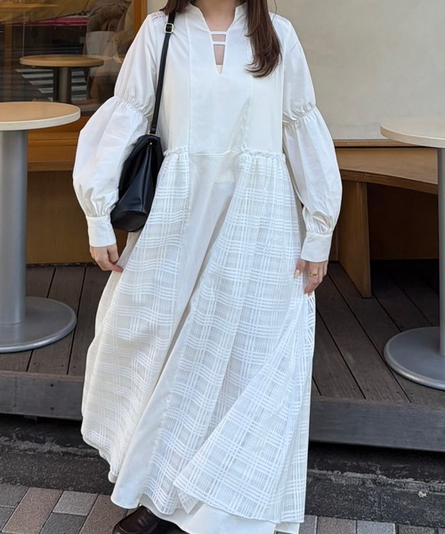 OLUN ワンピース docking layered onepiece/ドッキングレイヤード