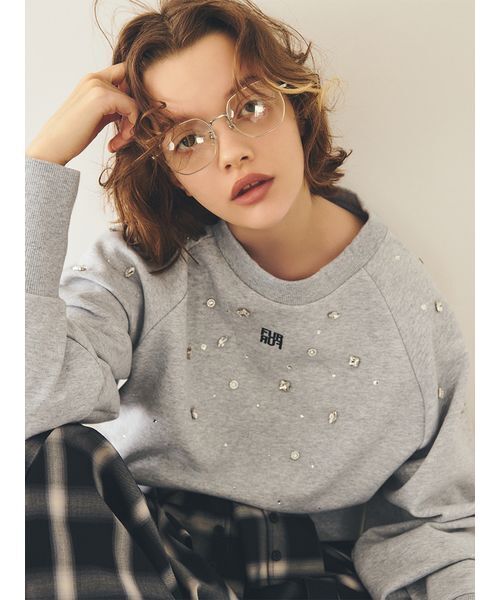 「FURFUR」 スウェットカットソー F グレー レディース_画像2