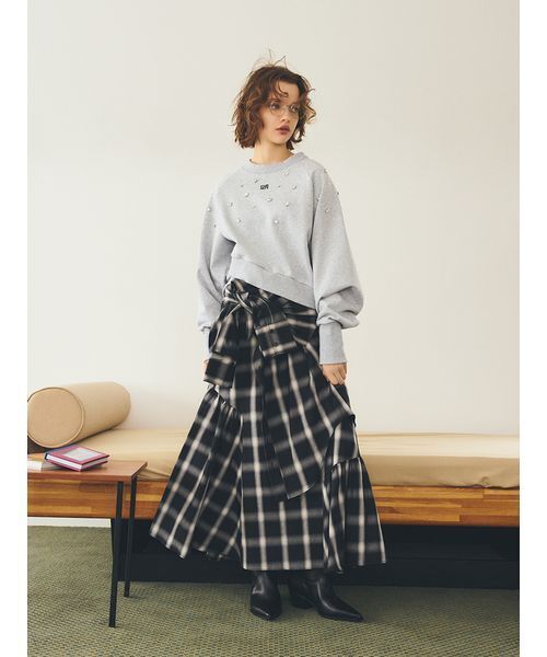 「FURFUR」 スウェットカットソー F グレー レディース_画像7