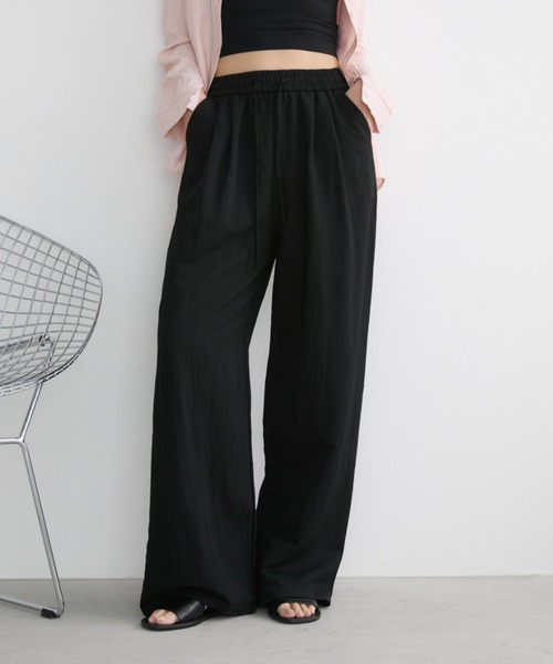 「Aunt Marie's」 イージーパンツ LARGE ベージュ レディース_画像4