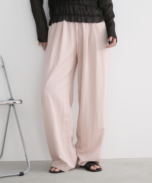 「Aunt Marie's」 イージーパンツ LARGE ベージュ レディース_画像7