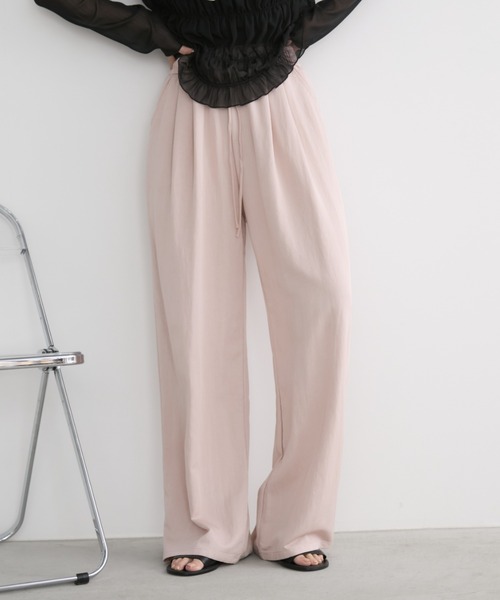 「Aunt Marie's」 イージーパンツ LARGE ベージュ レディース_画像8