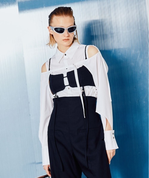 MAISON SPECIAL（メゾンスペシャル） 長袖シャツ FREE ホワイト