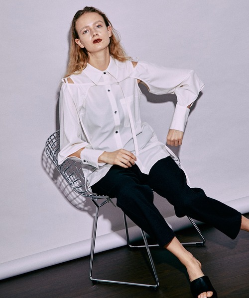 MAISON SPECIAL（メゾンスペシャル） 長袖シャツ FREE ホワイト