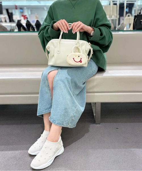 diana（プラスダイアナ） スリッポン 「軽量・撥水加工」パール