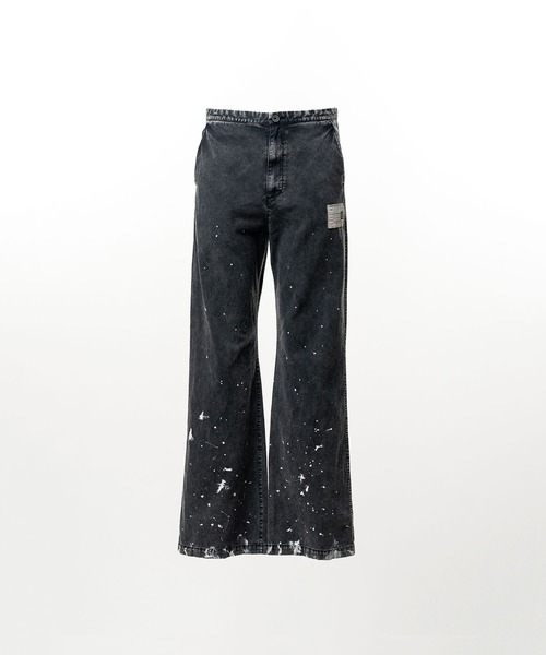 パンツ Distressed Cotton Linen Pants メンズ