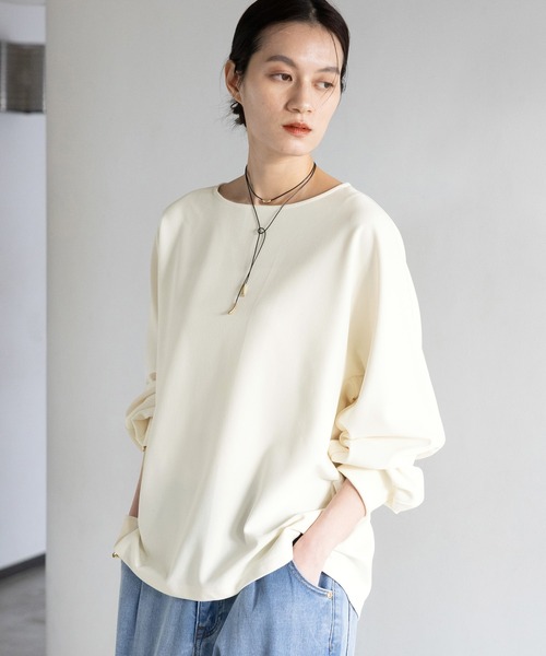 Elura（エルーラ） tシャツ サマ見えリラクシープルオーバー/645456