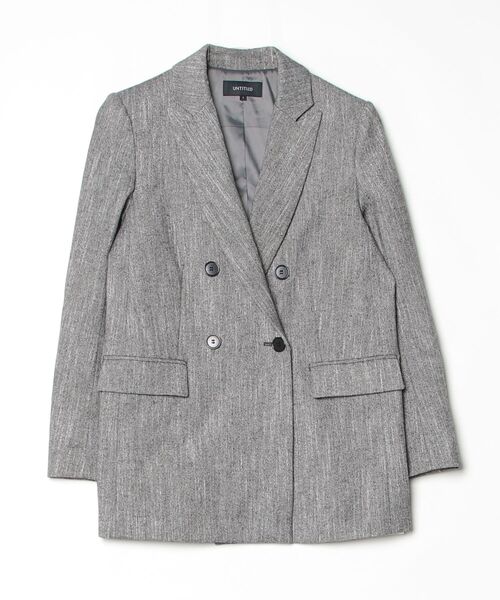 UNTITLED（アンタイトル） テーラードジャケット 01 グレー レディース