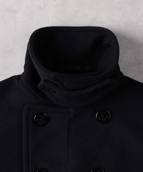 「BACK NUMBER」 ピーコート M ネイビー メンズ_画像9