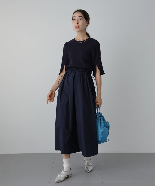 「saloon」 ドッキングワンピース FREE ブラック レディース_画像8