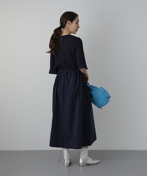 「saloon」 ドッキングワンピース FREE ブラック レディース_画像9