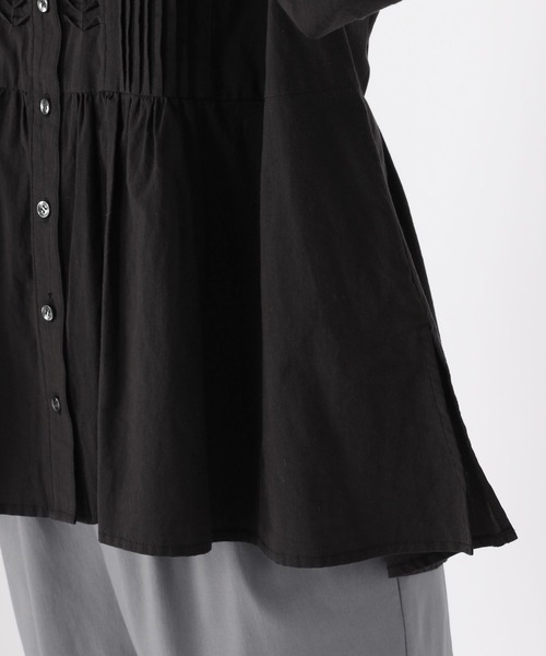 「studio CLIP」 長袖ブラウス FREE オフホワイト レディース_画像2