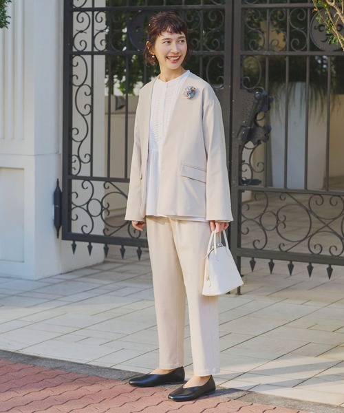 「studio CLIP」 長袖ブラウス FREE オフホワイト レディース_画像8