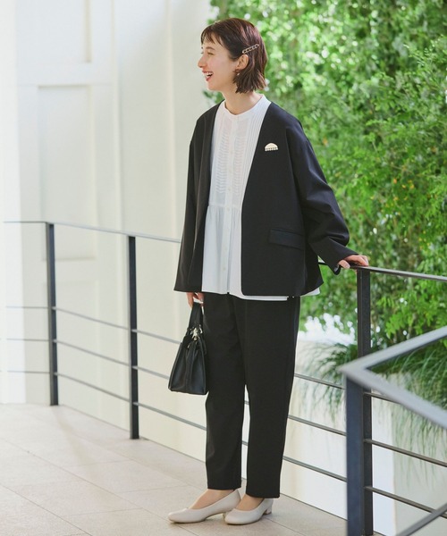 「studio CLIP」 長袖ブラウス FREE オフホワイト レディース_画像9