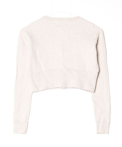 「MARITHE + FRANCOIS GIRBAUD」 ニットカーディガン - ベージュ レディース_画像2