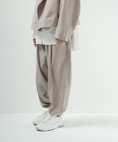 「Nilway」 セットアップ MEDIUM グレイッシュベージュ メンズ_画像2