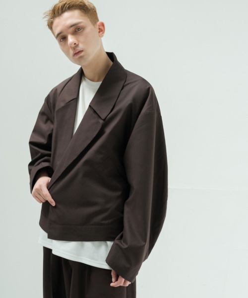 「Nilway」 セットアップ MEDIUM グレイッシュベージュ メンズ_画像6