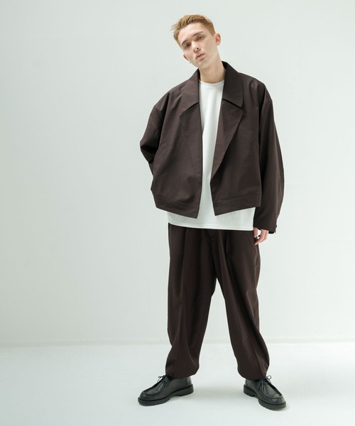 「Nilway」 セットアップ MEDIUM グレイッシュベージュ メンズ_画像7