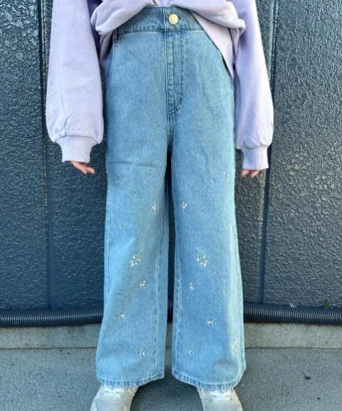 Right-on（ライトオン） ワイドパンツ パンツ VIVIAN BLUE