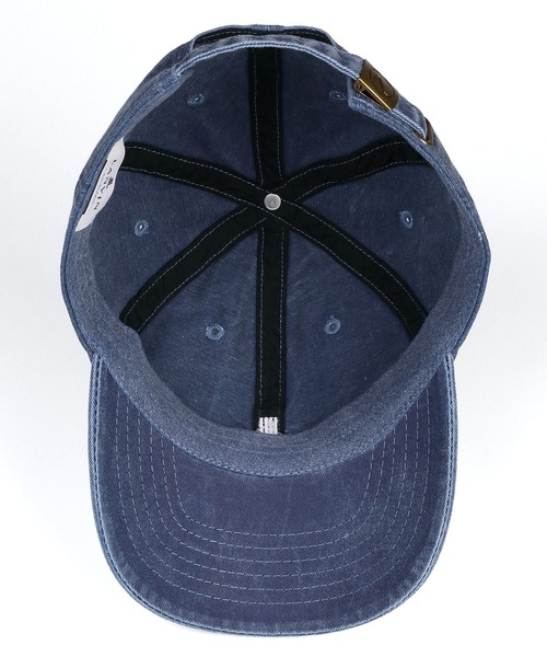 LANVIN en Bleu 帽子 ハット ピグメント染め ロゴ ベースボール