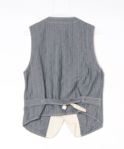 「Anachronorm」 ベスト - ネイビー メンズ_画像2