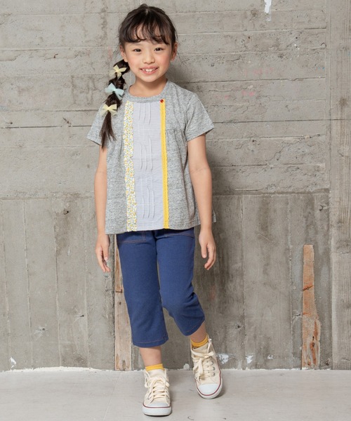 「RAGMART」 「KIDS」半袖カットソー 120cm グレー キッズ_画像3