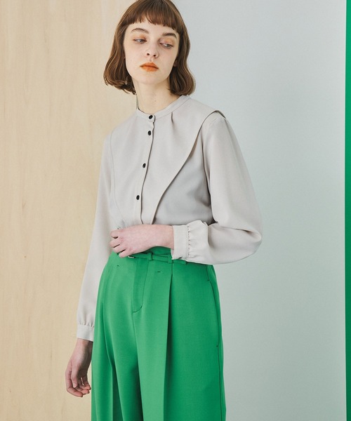 「UNITED TOKYO」 長袖ブラウス 0 ベージュ レディース_画像5