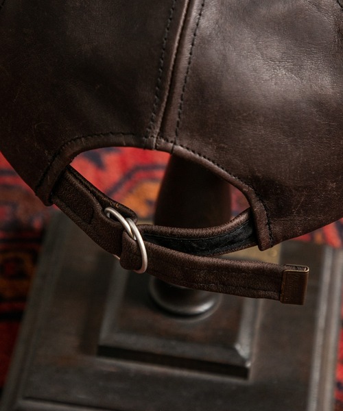 「MRFATMAN」 キャップ L ダークブラウン メンズ_画像6