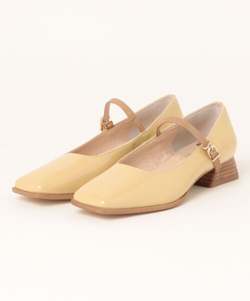 「cava cava」 パンプス 24.5cm クリアブラック レディース_画像5