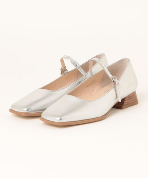 「cava cava」 パンプス 24.5cm クリアブラック レディース_画像6