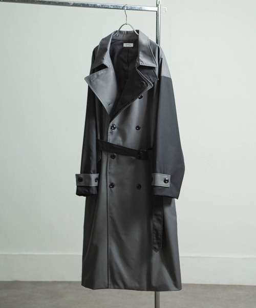 Nilwayトレンチコート Nilway（ニルウェイ） トレンチコート MEDIUM グレー メンズ