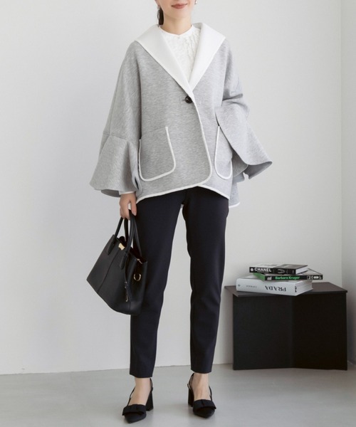 ★なぁ★sono ソーノ　ノーカラージャケット Sono（ソーノ） ジャケット ノーカラージャケット 「新作 2/13発売