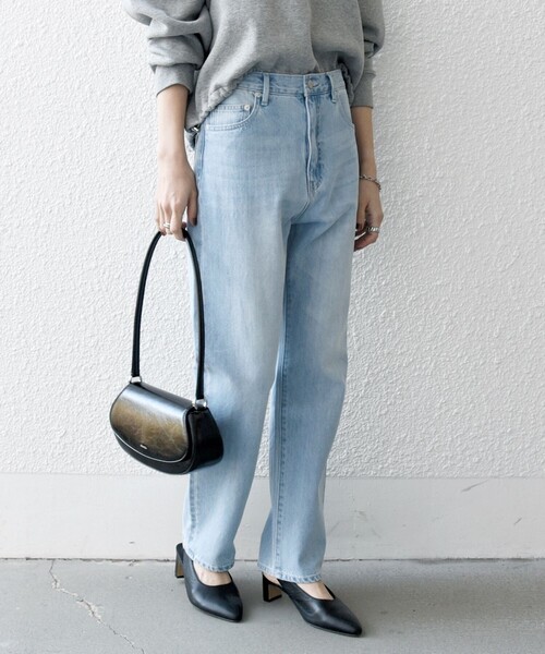 「SHIPS any」 デニムパンツ 40 ブルー レディース_画像7