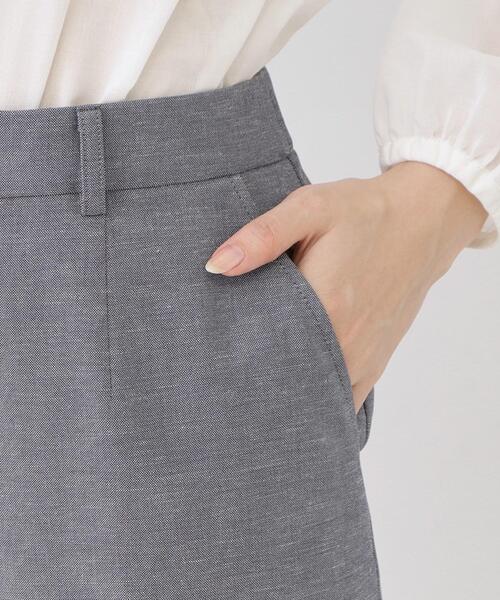 ワイドパンツ パンツ 「手洗い可／日本製／セットアップ可」セミワイドパンツ レディースの画像