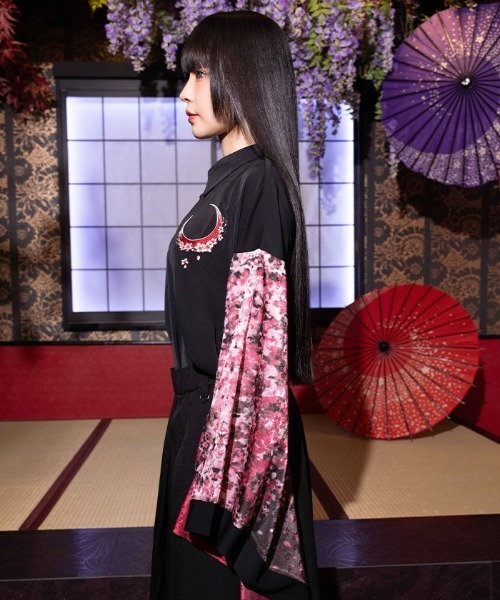 REZEN（リゼン） シャツ 桜×月和袖シャツ メンズ : ZOZOTOWN Yahoo!店