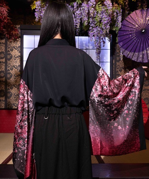 REZEN（リゼン） シャツ 桜×月和袖シャツ メンズ : ZOZOTOWN Yahoo!店