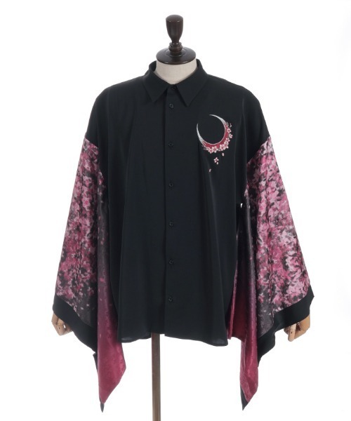 REZEN（リゼン） シャツ 桜×月和袖シャツ メンズ : ZOZOTOWN Yahoo!店