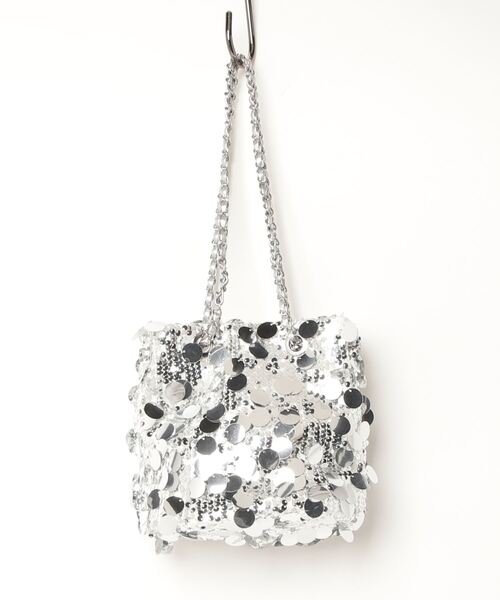 「lus.」 ショルダーバッグ FREE シルバー レディース_画像3