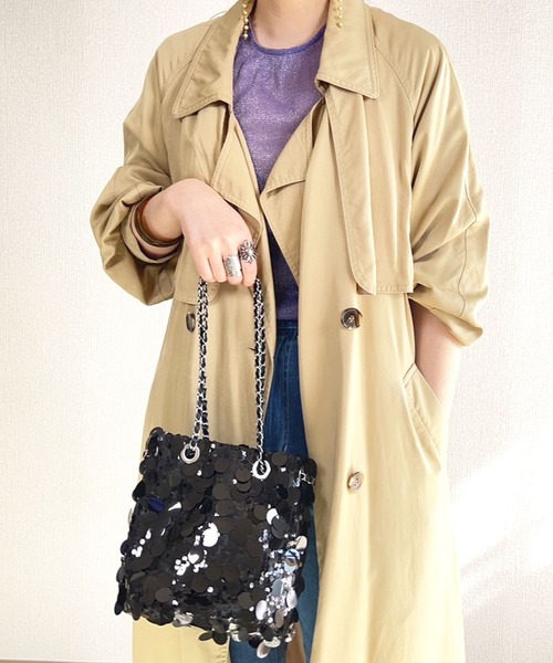 「lus.」 ショルダーバッグ FREE シルバー レディース_画像5