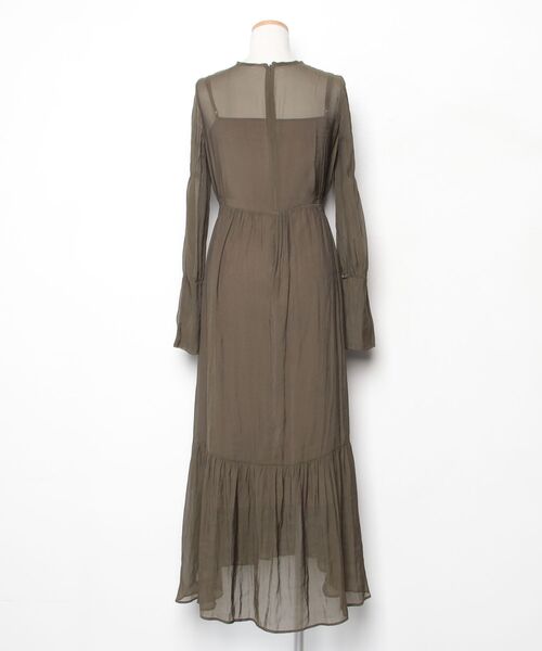 「FRAY I.D」 長袖ワンピース 0 グリーン レディース_画像2